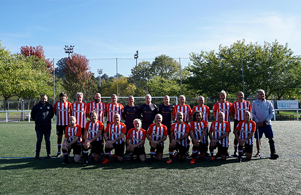 Los equipos de Fundación de Walking Football se estrenan en Europa