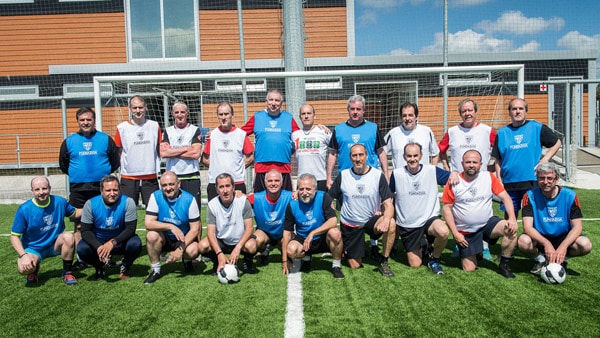 Primer entrenamiento de Walking Football