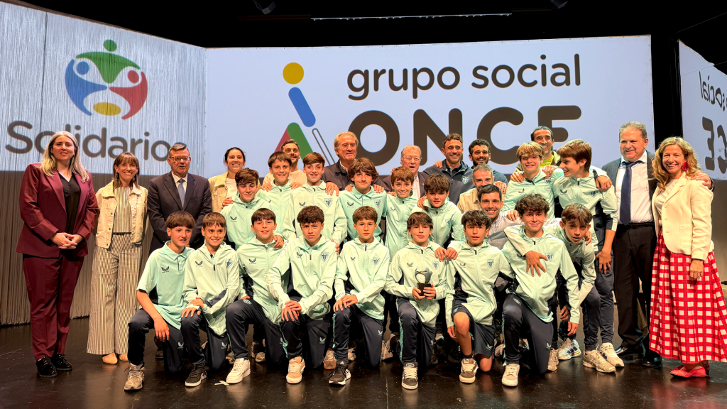 ONCE Euskadi premia el proyecto de formación integral del Athletic Club