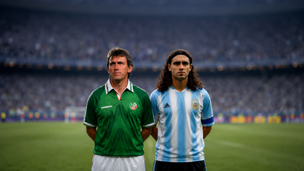 Tony Cascarino y Juan Pablo Sorín, en el Thinking 2026