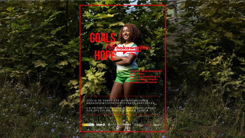 Bakuva, protagonista de la exposición ‘Goals for Hope’